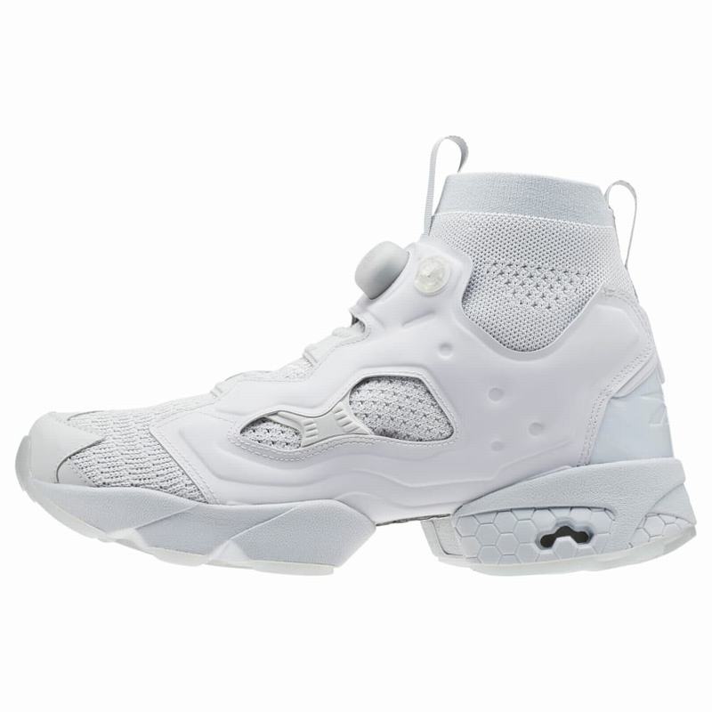 Tenisi Reebok Instapump Fury Barbati Albi Romania HN7837RU